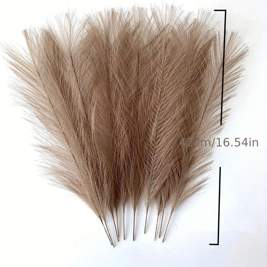 Set of 20 artificial pampas grass stems for home decor, weddings, and holidays. No container included.