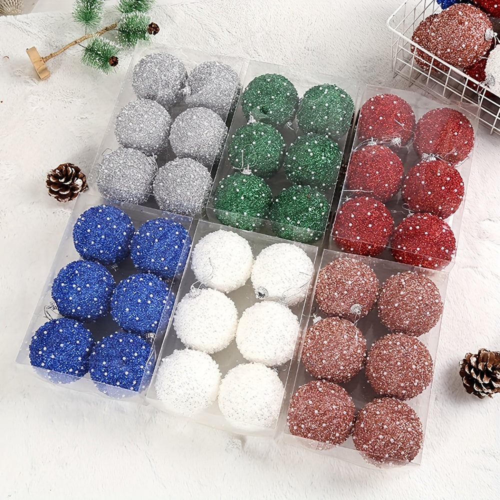 Unique Christmas balls for cross-border holiday parties, venue decorations, and gifts.