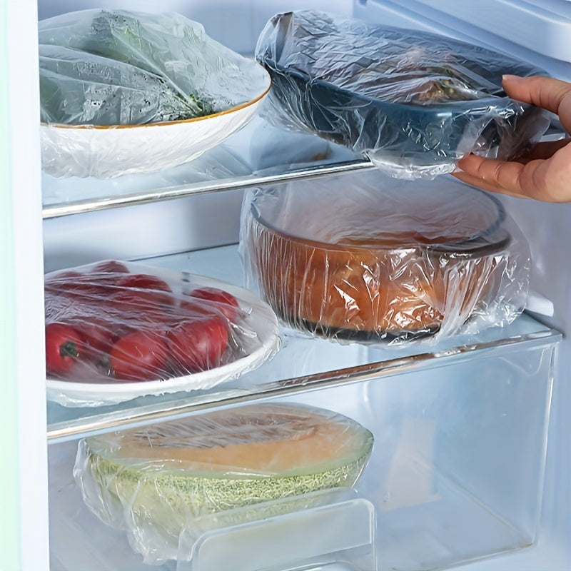 Get ready for the holidays with our set of 100/500pcs Elastic Food Storage Covers! These reusable, odor-proof, and dustproof plastic wraps are perfect for storing leftovers, fruits, and more. Ideal for use in the kitchen or restaurant, they are the best