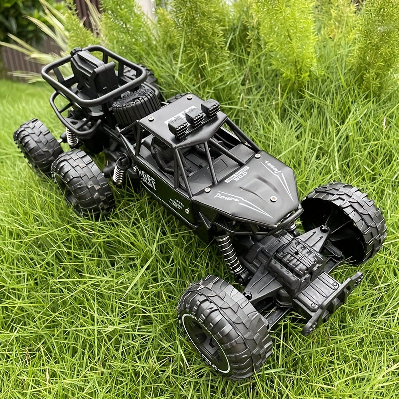 1:14 Masshtab 2.4G RC Off-Road Uzoqdan Boshqariladigan Avtomobil LED Chiroqlari va Qayta Zaryadlanadigan Batareya bilan - 14 Fevral yoki Shukrona Kuni uchun Ideal Sovg'a. Yoshlar va Kattalar uchun Mos. Jasur