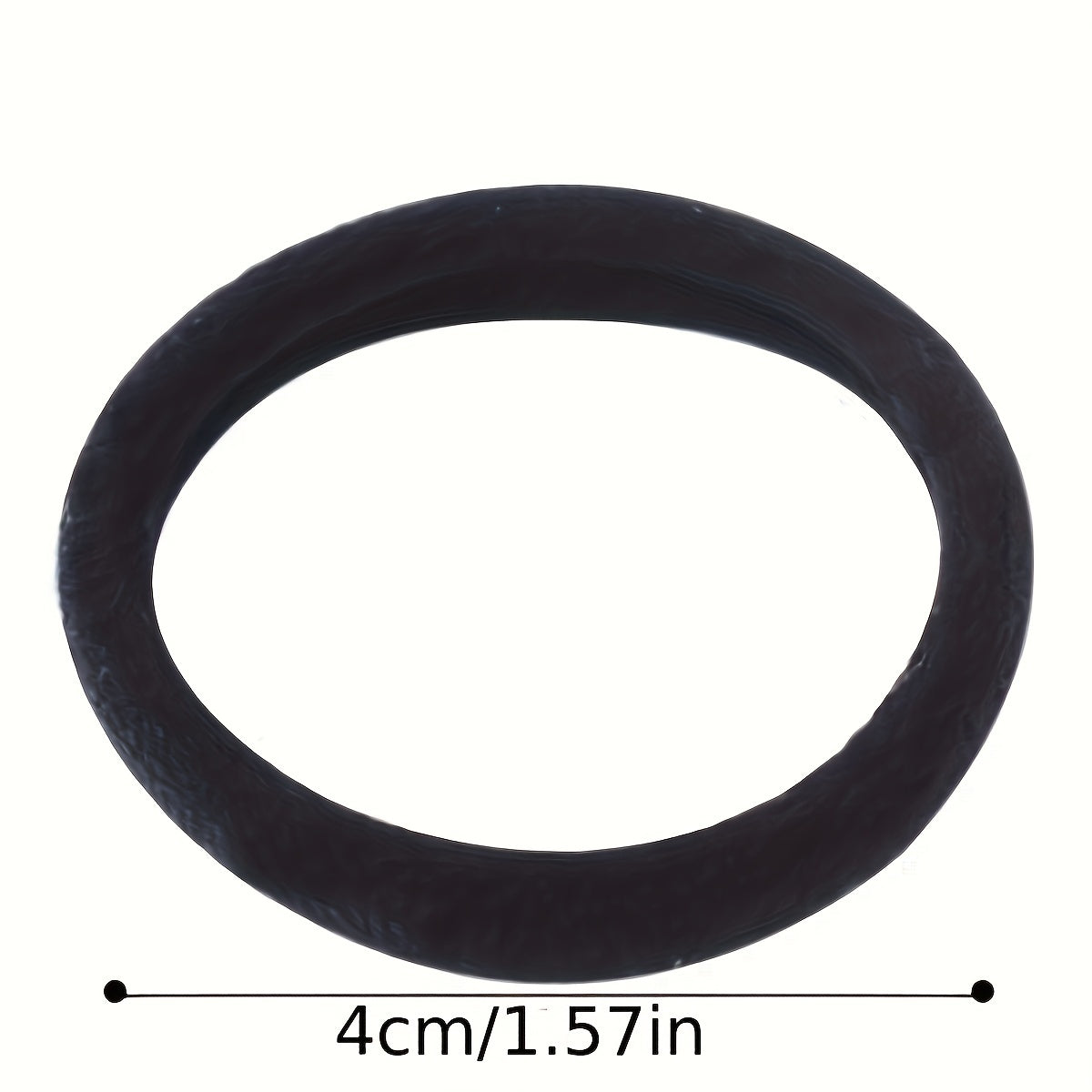 50/100 Black hair bands for women and girls, high elastic rubber bands for ponytail holder.