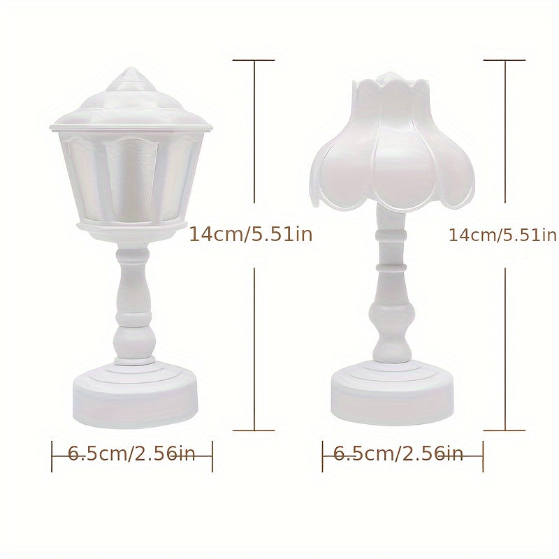 Flower-shaped mini LED table lamp ideal for bedroom and desktop decor, also great as a unique home warm gift or for café/hotel decoration.