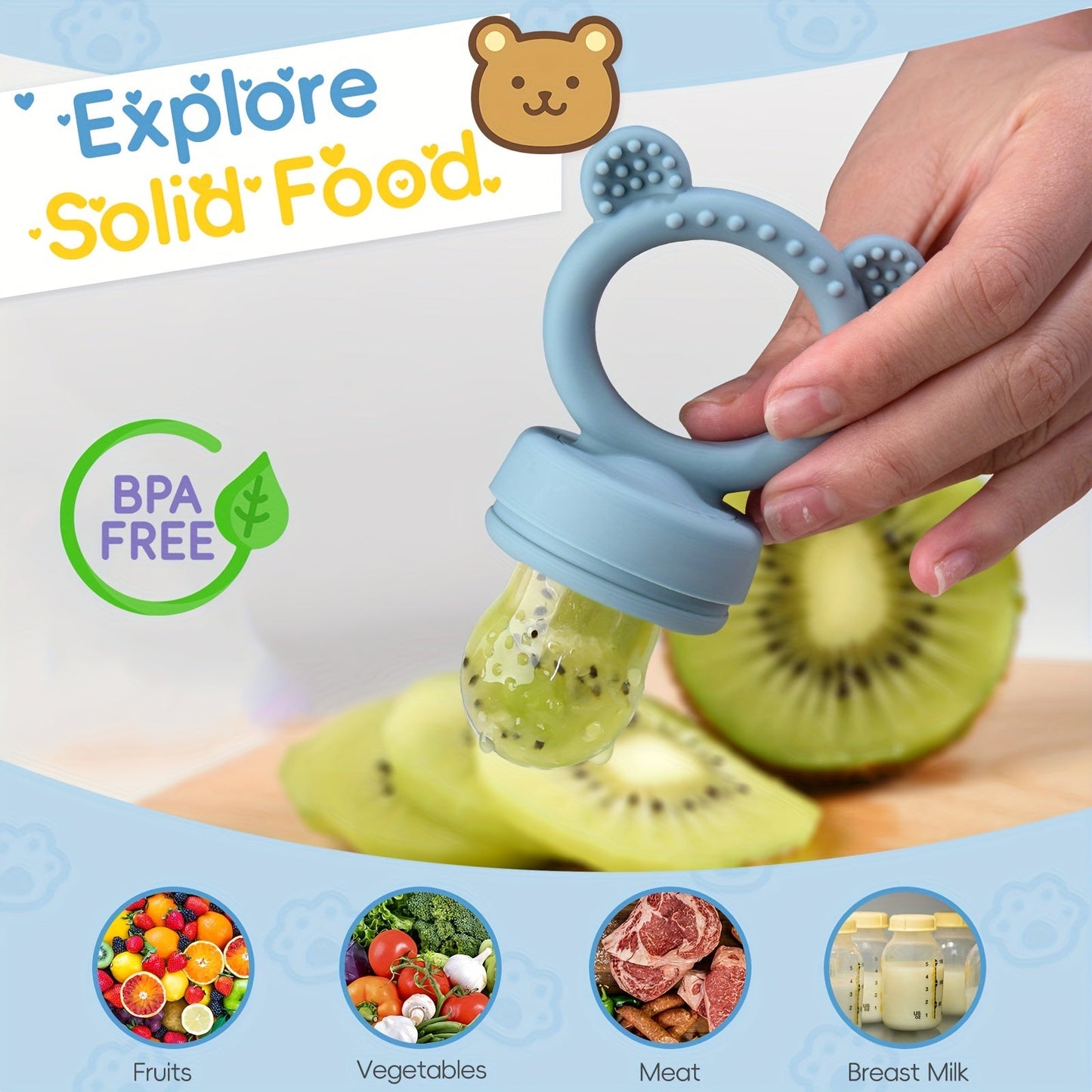 Adorable Ice Tray Set for Little Bear Bites