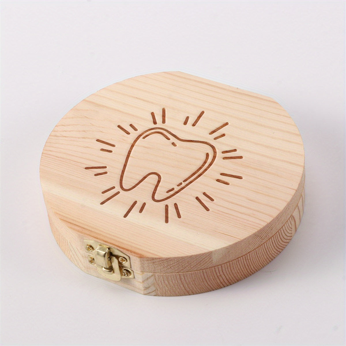 Preserve Your Baby's Cherished Moments: Handcrafted Wooden Keepsake Box for Teeth & Umbilical Cord - Perfect Holiday Gift for Halloween or Christmas