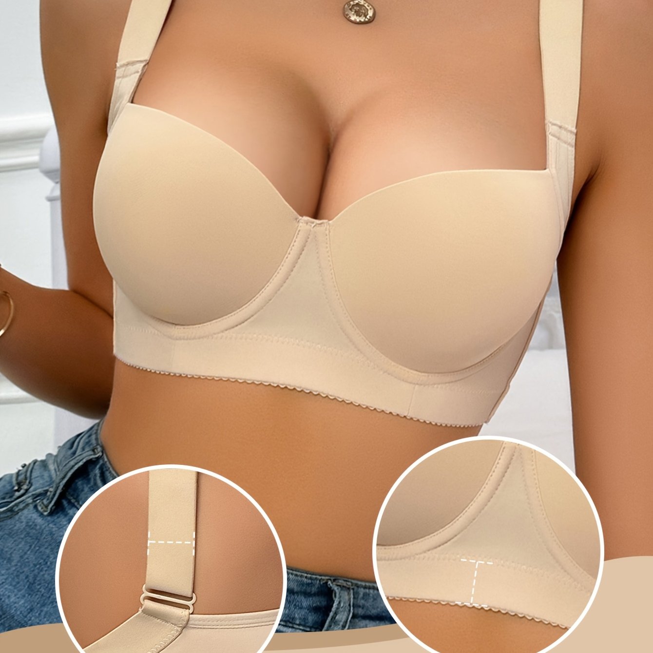 Sleek lingerie for small busts to prevent sagging.