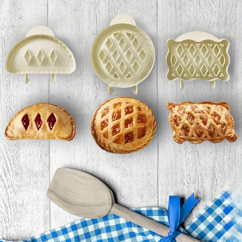 Set of 3 Classic Style Apple Pie Molds for Fall, Great Deal for Cross-border Shoppers