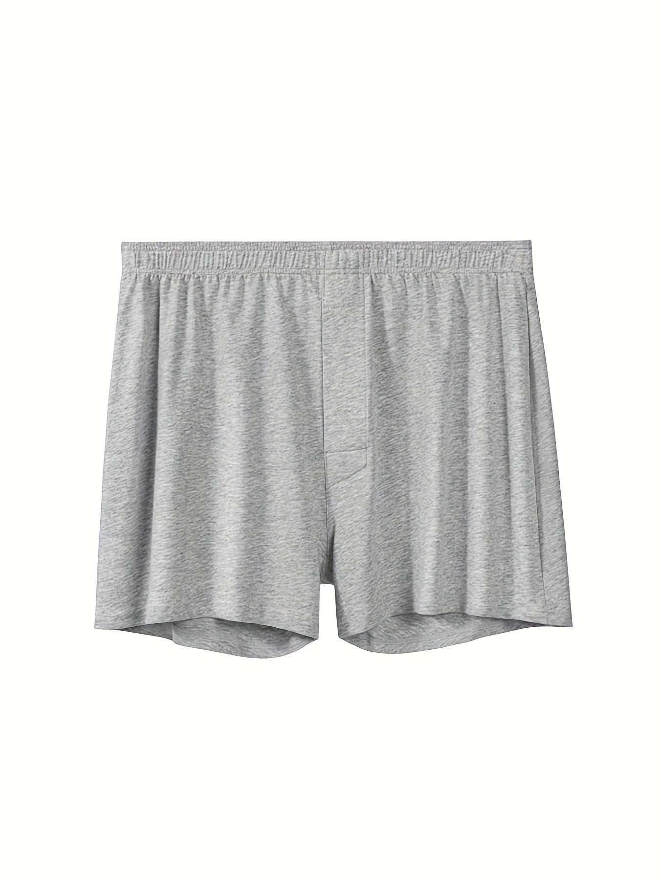 Men's cotton boxer pajama shorts, comfortable and breathable for summer wear. Suitable for home lounging, swim trunks, and casual wear.