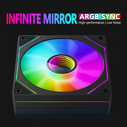 Prism 4Pro ARGB Infinity Mirror Fan - High-speed, low-noise cooling for gaming PCs.