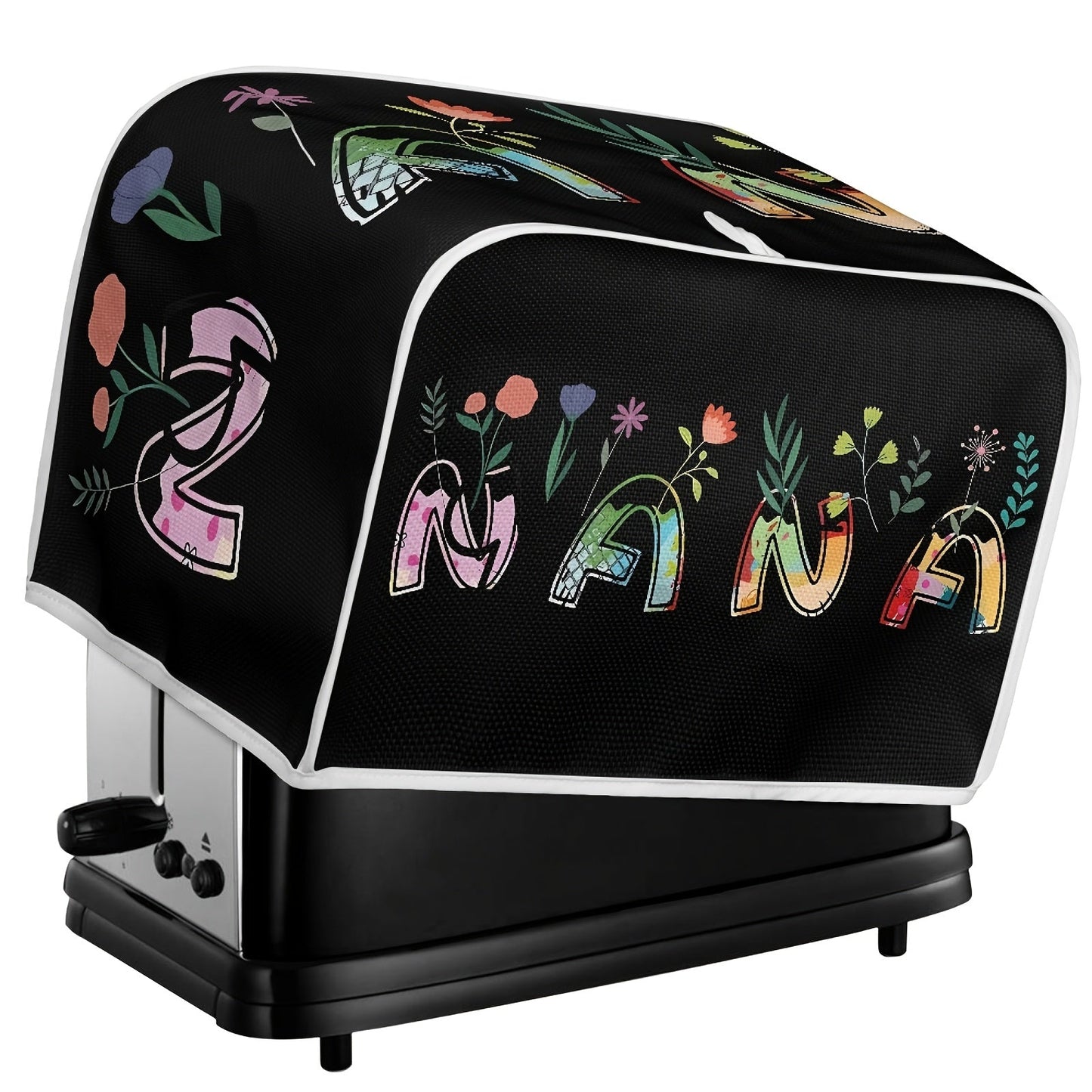 Protect your small appliance and enhance your kitchen decor with this 1pc Classic letter print Toaster Cover. Designed for 2 Slice Wide Slot toasters, this cover provides dustproof, fingerprint, and grease protection. It is machine washable, making it