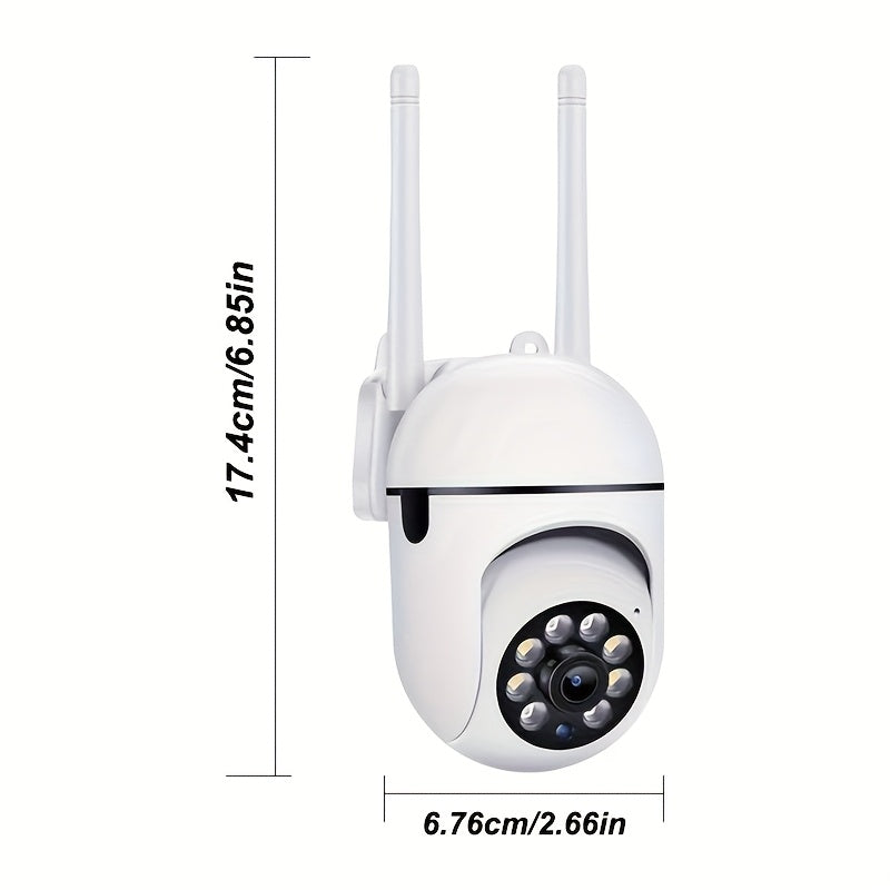 Enhanced Home Protection with Teruhal Smart Security Camera - Vivid 1440P HD, WiFi Connectivity for Advanced Features like Auto Tracking, Day/Night Vision, Pet & Human Detection, Motion Alerts, and Weatherproof Construction for Optimal Indoor Safety