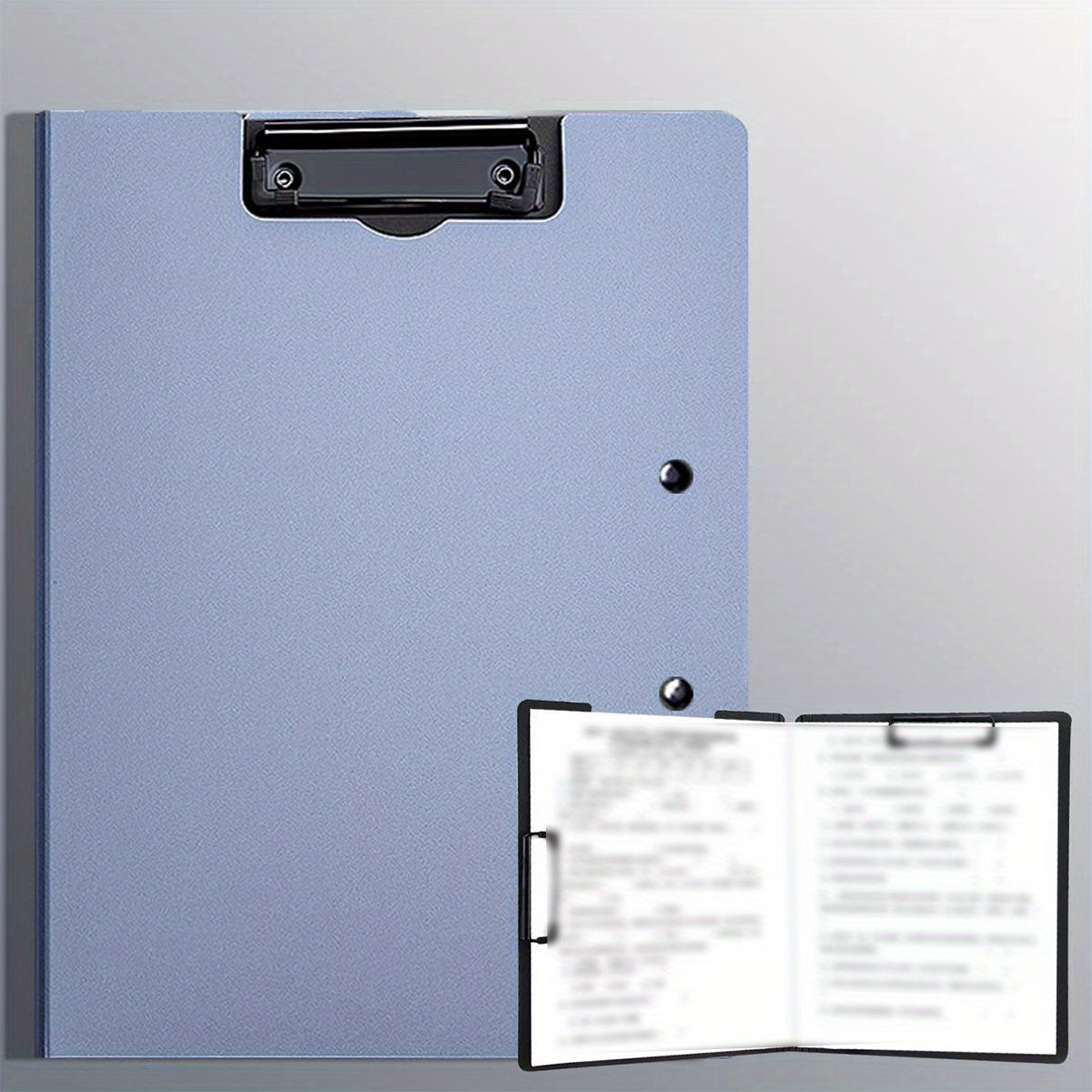 A4 folder with double clip design in multiple plywood color options