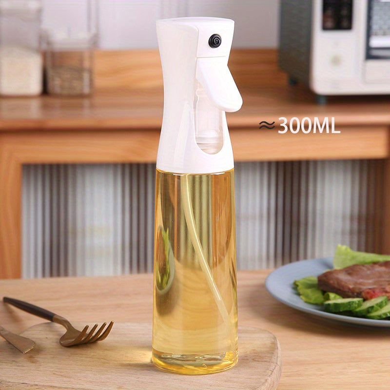 Baking Oil Spray Bottle for Cooking, 1pc, 200ML/300ML PET Material, Air Fryer Spray Bottle, Kitchen Baking Supplies, Canola Oil Sprayer, Salad Making, Baking, Frying, Grilling, Greenery, Salon, Hairdressing, White/Black