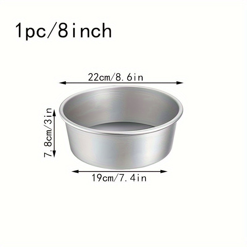 Removable Bottom Round Cake Pans Set - 10.16, 15.24, 20.32 cm Sizes
These easy-release hard anodized aluminum baking molds are perfect for daily use or special occasions such as birthdays, weddings, parties, and more. Also suitable for muffins and