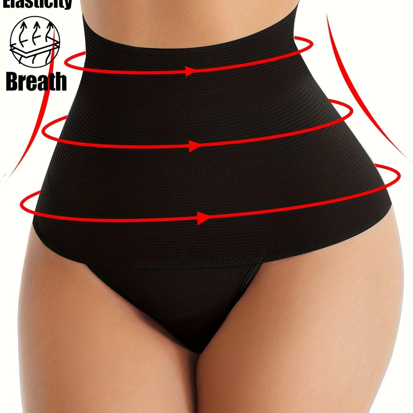 Women's high waist shaping panties with tummy control and compression for slimming