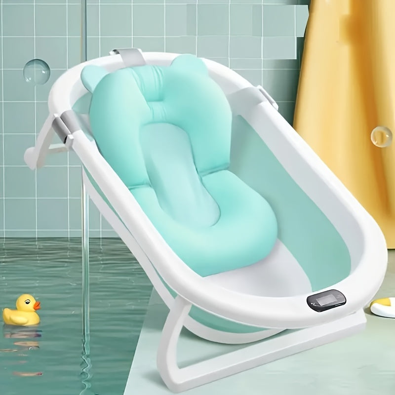 Mayaphilos presents a Soft & Non-Slip Bath Seat Cushion for Youngsters - Cozy Bath Pillow, the perfect gift for Christmas, Halloween, Thanksgiving, and New Year's. Available in White, Pink, and Blue.