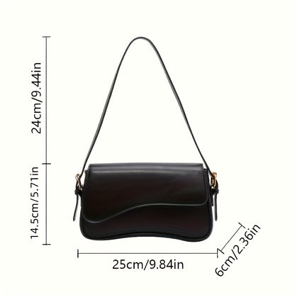 Stylish black crossbody bag with adjustable strap for casual and formal occasions.