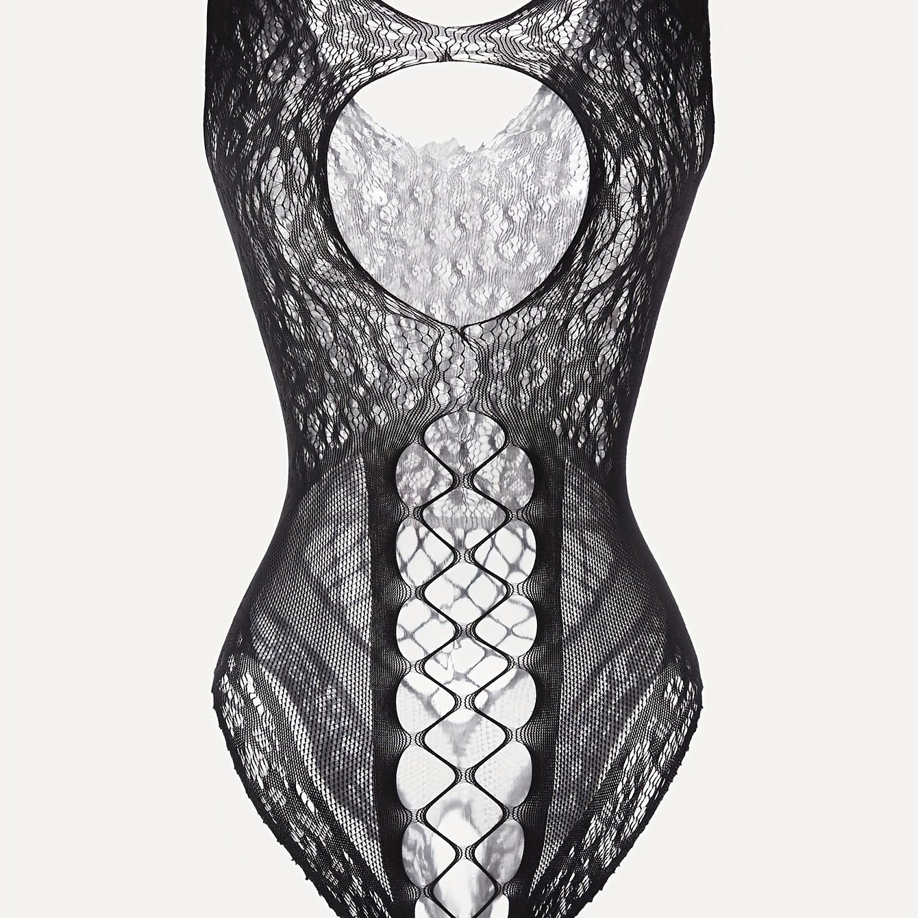 European and American sexy fishnet socks body suit - perfect for nights out or as Internet celebrity lingerie.