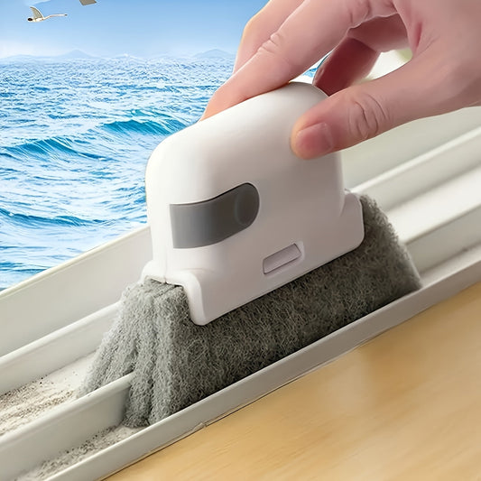 Introducing a versatile Universal Door And Window Track Groove Cleaning Brush that is designed to make cleaning small gaps and frames a breeze. This multifunctional tool is detachable for easy washing and replacement, making it convenient to use. Perfect