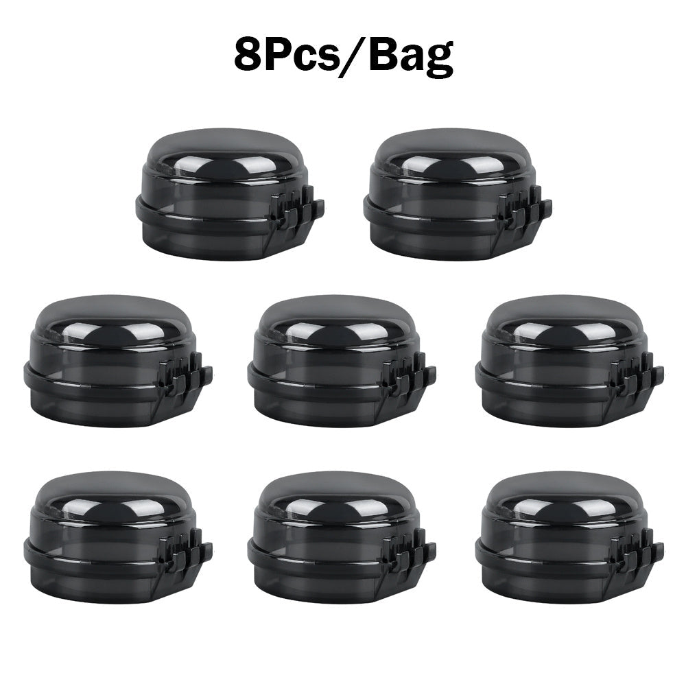 Set of 8 Stove Knob Covers for Safety, Made of Durable Plastic, Suitable for Ages 14 and Up, Fits All Gas Ovens, Protects your Home's Cookware