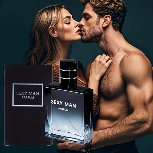 55ml Men's Cologne with Long-Lasting Ocean Breeze Scent, Alcohol-Based. Ideal for any occasion, enhances elegance. Comes in minimalist glass bottle.