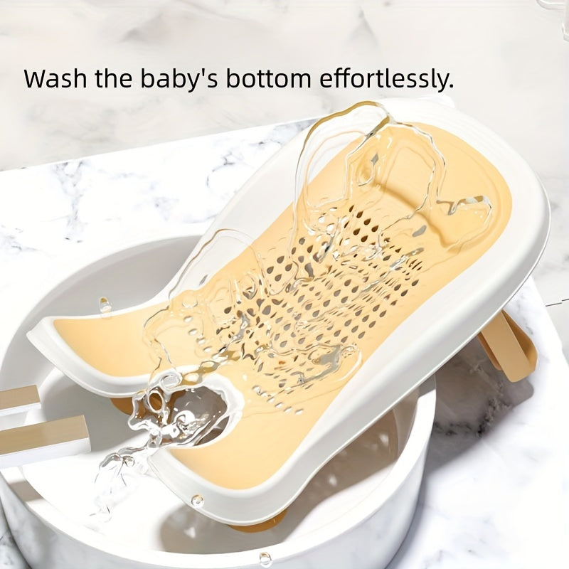 Youngsters' care essential: Easy-Clean bath chair for diaper changes.