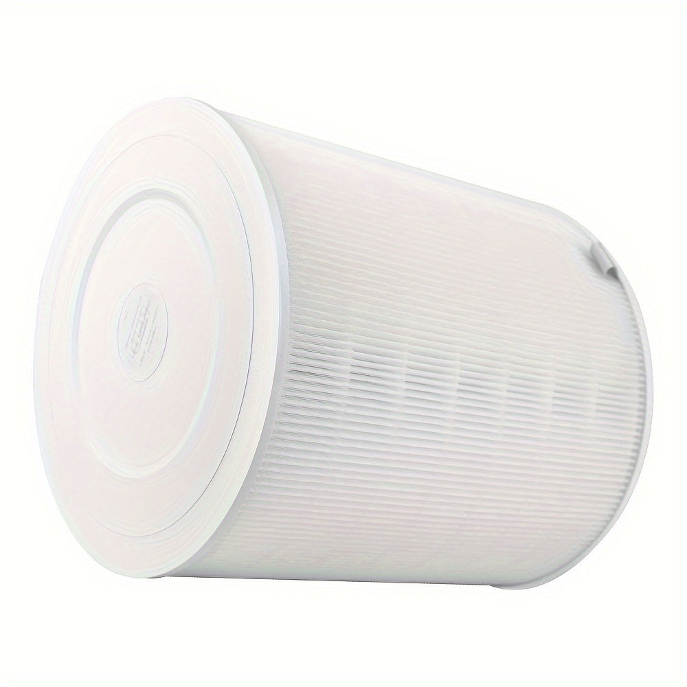 White replacement filter for Xiaomi 4 Pro H air purifier, includes HEPA and activated carbon.