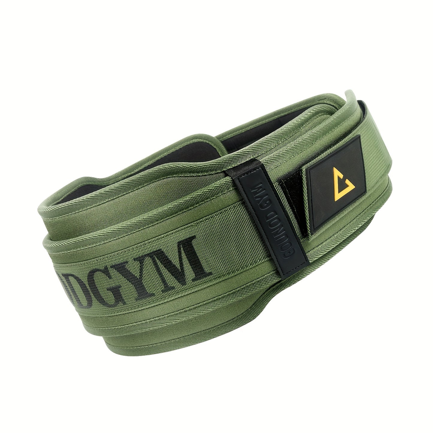 Powerlifting belt for fitness training and weightlifting in the gym.