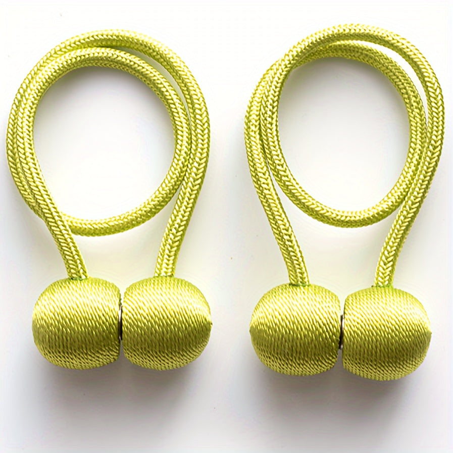 2 Earphone-style Magnetic Buckle Hooks for bathroom shower curtains