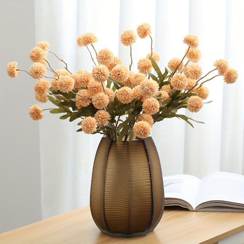 Dried dandelion bouquet for various occasions, including weddings, birthdays, and holidays.