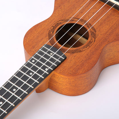 21/26 Inch Whole Mahogany/Spruce-Mahogany Soprano Ukulele Guitar, Musical Gifts, Hawaiian Mini Guitar, Eid Al-Adha Mubarak