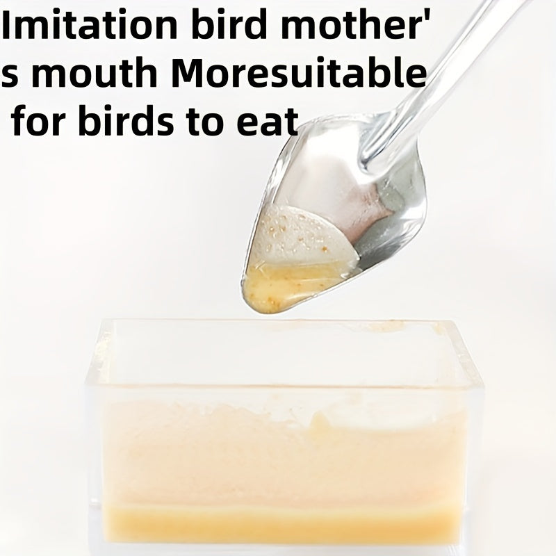 Sturdy ABS Bird Feeding Kit with Soft Tube - Ideal for Hand-Feeding Young Birds, Includes Measuring Cup & Spoon, Suitable for All Bird Species.