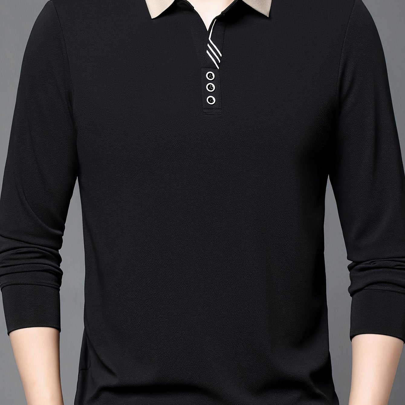 Lightweight, breathable long sleeve shirt for golf and business casual wear.