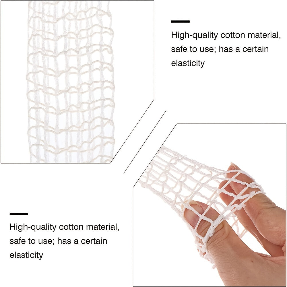 One piece of 5 meters long meat netting roll, elastic ham and sausage net, butcher's string, hot dog sausage packaging net, kitchen accessories meat cooking tool.