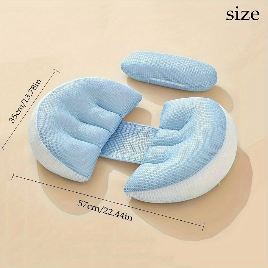 Expecting mothers' perfect companion - Pregnancy Pillow: Customizable, Plush, and Supportive for Back, Legs, and Belly