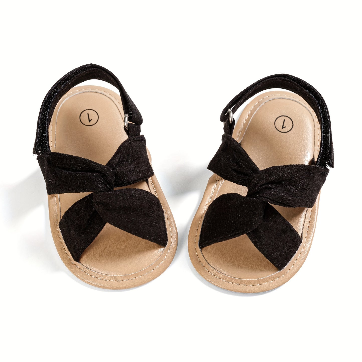 Breathable lightweight open toe sandals for baby girls, perfect for spring and summer walks.