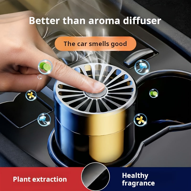 Car Aromatherapy eliminates odors, refreshes air, and is long-lasting with decorative appeal.