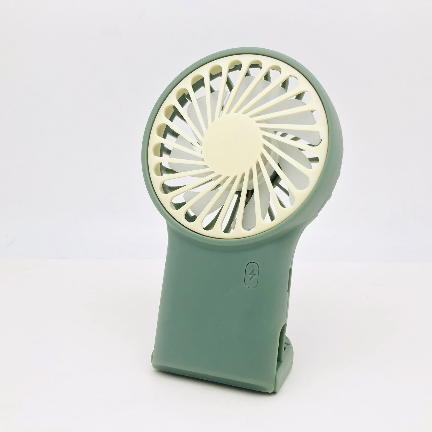 Portable Mini Fan TOOP - USB Rechargeable, Quiet Operation with Carabiner Clip for Travel and Outdoor Use.