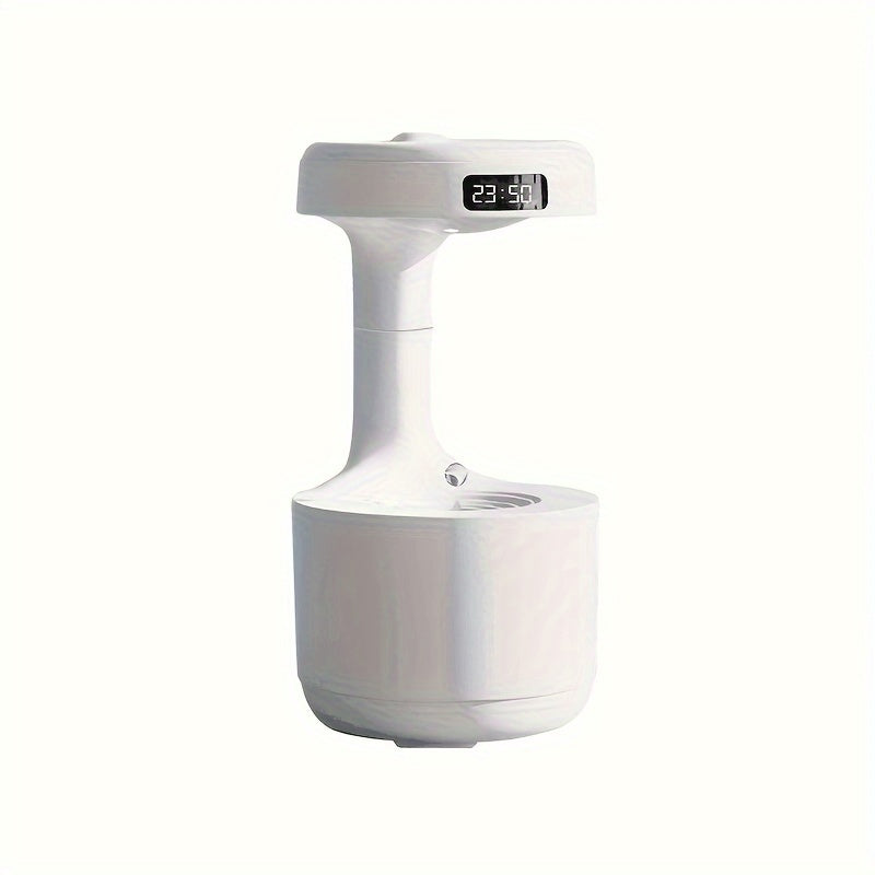 LED humidifier & oil diffuser with night light - Anti-Gravity, Large Capacity, USB powered for home.