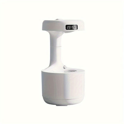 LED humidifier & oil diffuser with night light - Anti-Gravity, Large Capacity, USB powered for home.