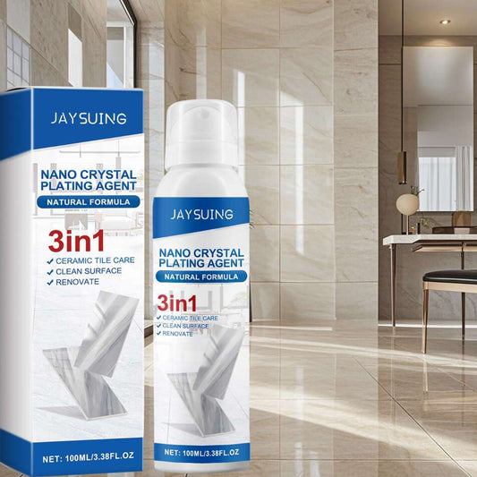 1 piece of 100ml Stone Polishing Paste, ideal for renovating and maintaining a variety of stone surfaces, particularly suitable for terrazzo, tiles, and other durable ground materials. Also works as a rejuvenating crystal plating agent spray.