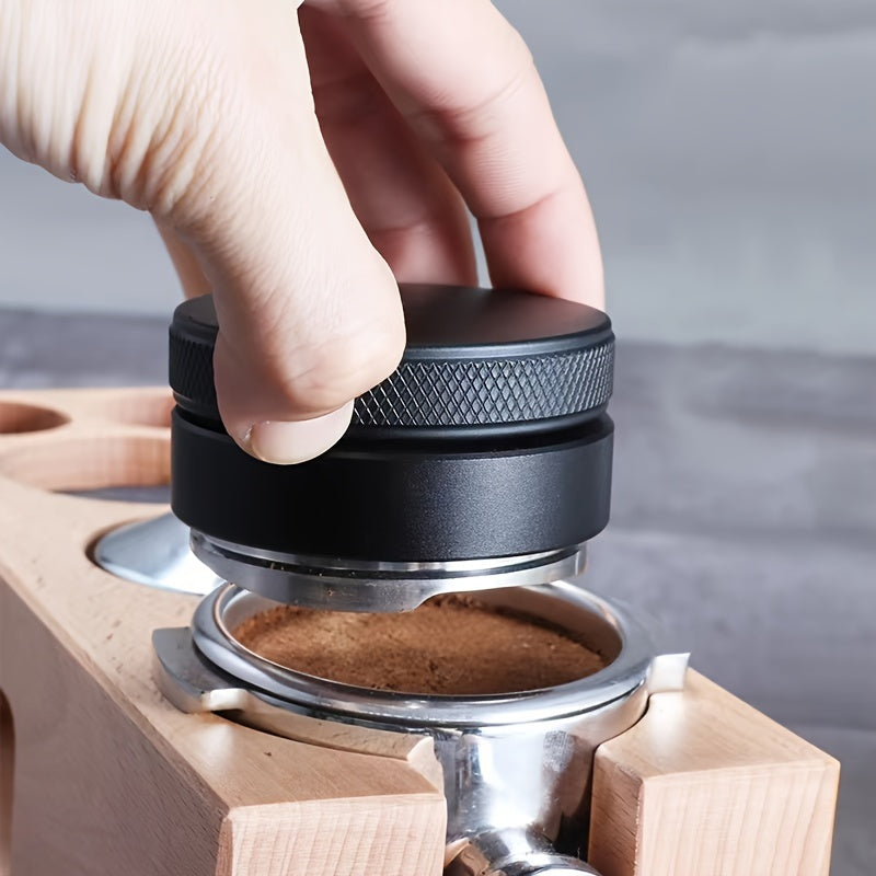 Espresso Coffee Distributor and Tamper Tool Set - Includes 1 piece with 51/53/58mm sizes for perfect coffee distribution and tamping. Ideal for coffee lovers and baristas. Great addition to any coffee bar or as a stylish gift for coffeeware enthusiasts.