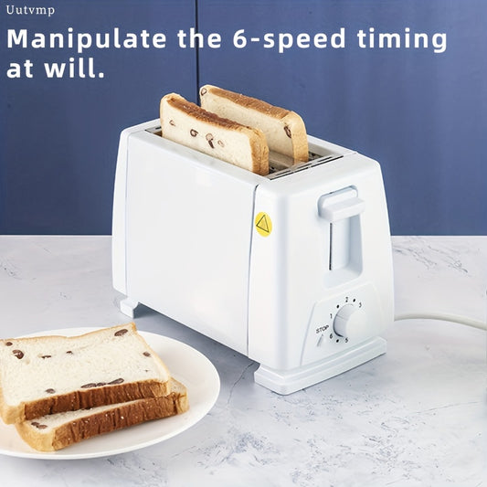 Automatic pop-up function with 6 speed timing for Uutvmp Toaster breakfast sandwich maker.