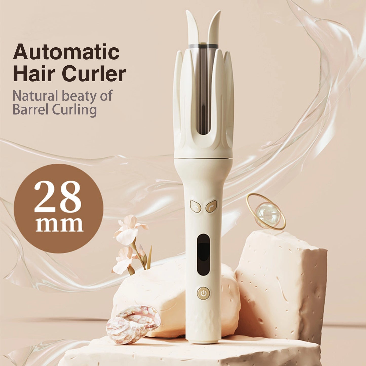 <a class="_25g_jM0z">ThreeFireflies Automatic Hair Curler: 28mm Barrel, 4 Temperature Modes, Negative Ion Generator, Intelligent Timer & Sensor, Auto Shut-Off</a>