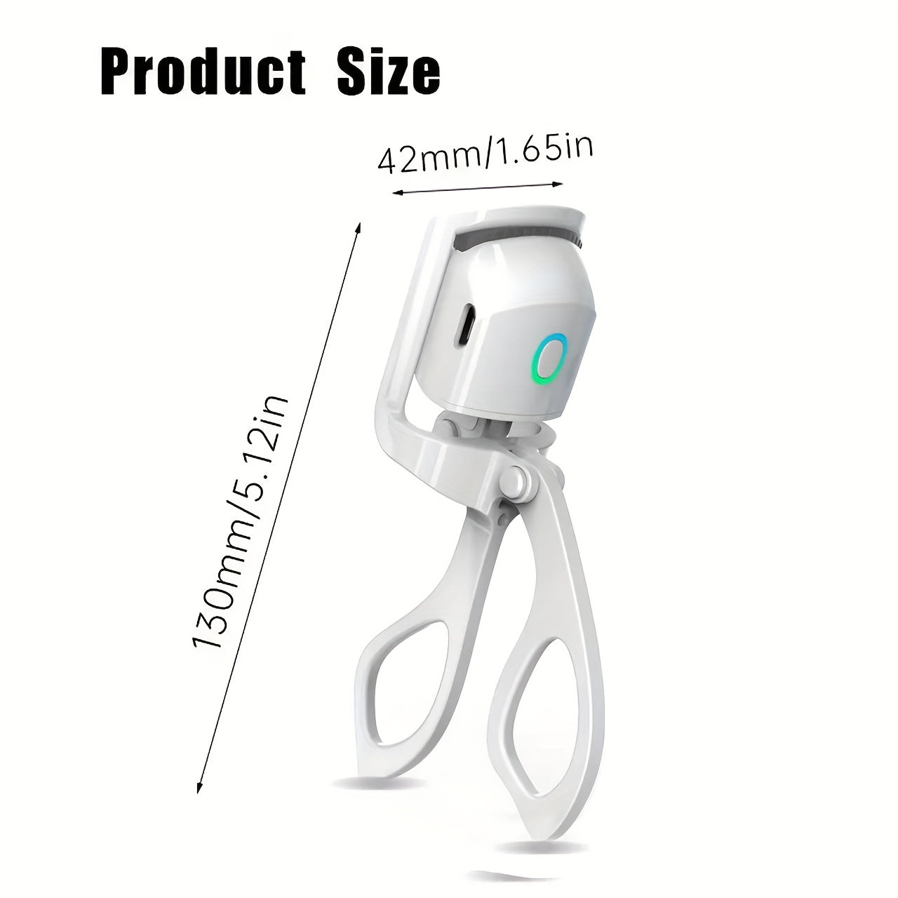 ABS Electric Eyelash Curler for Long-Lasting Curls at Home