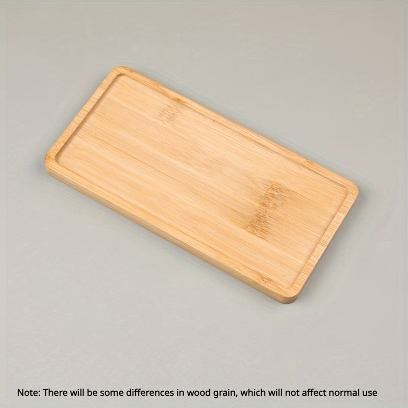 Multipurpose bamboo tray for kitchen and dining, serving platter, coaster, and coffee cup mat.