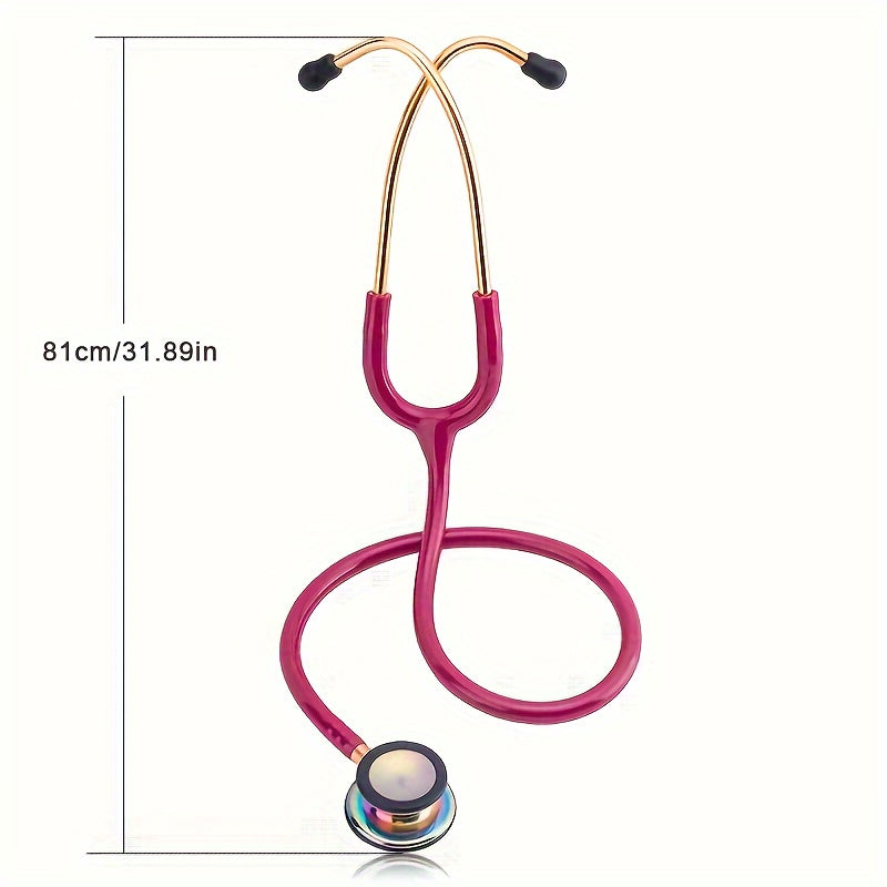 Professional cardiology stethoscope for nurses and doctors, portable and double-sided.