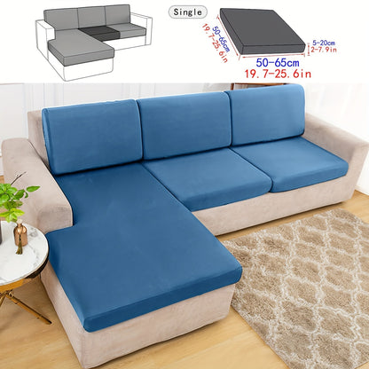 Durable sofa cover in solid color, suitable for pets, dustproof, and machine washable for living room, bedroom, and dining area.