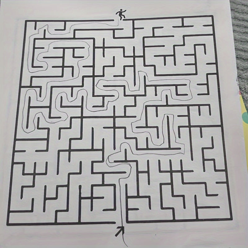 Concentration-enhancing maze training book for students, a stimulating intelligence toy and holiday gift.