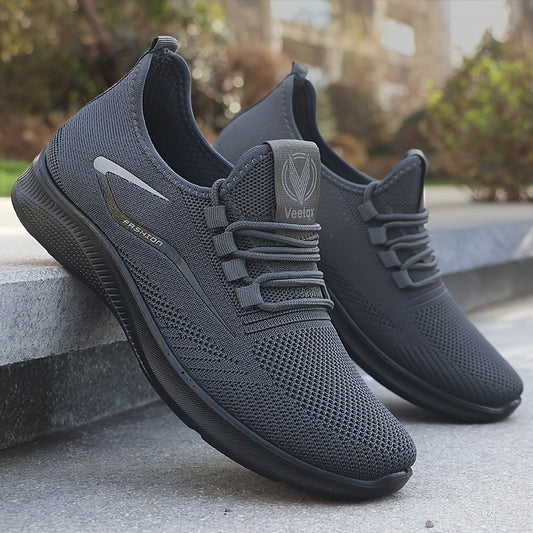 Sturdy, breathable sneakers for outdoor jogging - men's training shoes