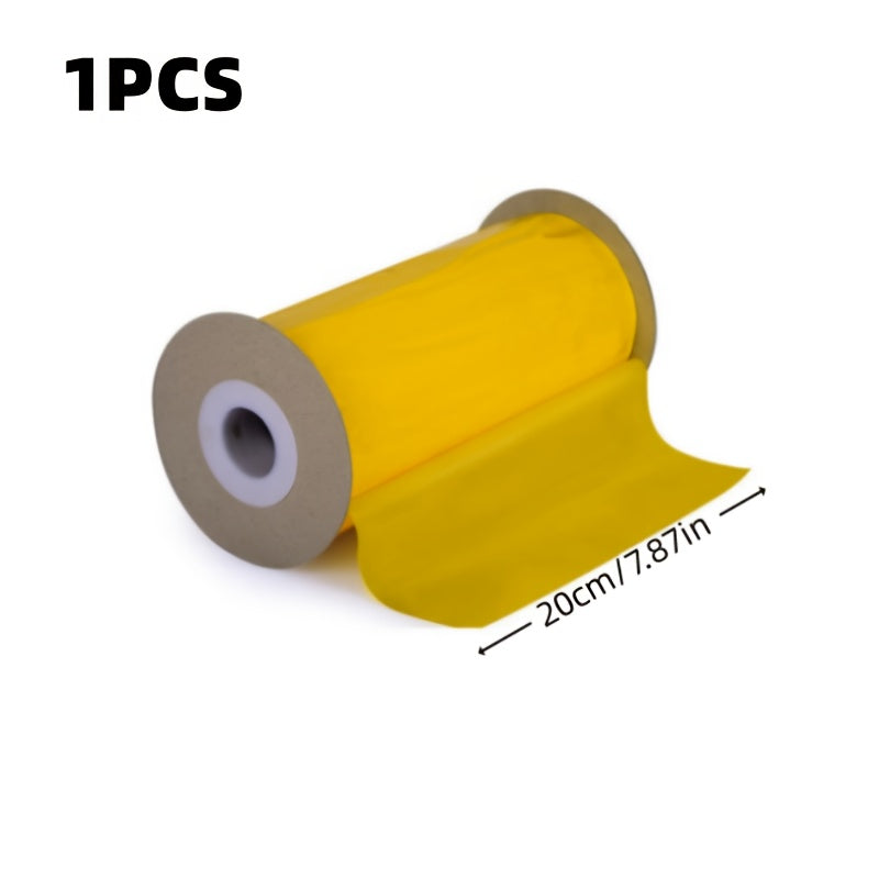 High strength dual-sided insect fly catcher tape in yellow and blue. Waterproof and sunproof adhesive strip for pest control in garden, greenhouse, orchard, and floral protection. No power